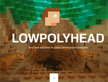 Tablet Screenshot of lowpolyhead.com